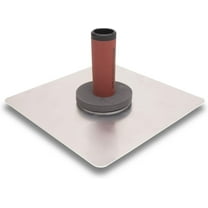 MARSHALLTOWN Hawk, 10 inch Aluminum Blade, Includes Callus Preventer and DuraSoft Handle, Masonry, Drywall, 3D