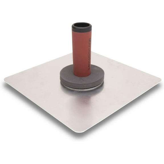 MARSHALLTOWN Hawk, 10 inch Aluminum Blade, Includes Callus Preventer and DuraSoft Handle, Masonry, Drywall, 3D