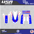 thumbnail image 2 of Kalair GFX Graphics Kit for Yamaha YZ85 (2019-2021) Usa Series, 2 of 5