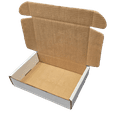 thumbnail image 5 of White Corrugated Cardboard Mailer Boxes, 50 Count, 9x6x2, 5 of 6