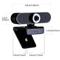 thumbnail image 3 of USB Plug and Play Webcam High Definition External Camera Enjoy Clear Calls and Smooth Streaming for Broadcasting, 3 of 5