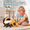 Bee, variant on Dark Brown Otter 20 Inch Weighted Stuffed Animal Plush Home Decor Gift