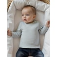 thumbnail image 5 of BemeyourBBs 3Pack Infant Baby Girl Boy Long Sleeve Shirts Tops Crew Neck Long Sleeve Ribbed T-Shirts Spring Fall Winter Clothes, 5 of 9
