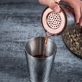 thumbnail image 3 of Colador de barra antideslizante de acero inoxidable pulido Filtro de vino de hielo desmontable Polidado PROFESIONAL PROFESIONAL DE BARTENCIAS BRONZE seitruly  HA010901-04, 3 of 7