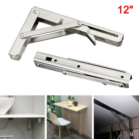

Karcher 2pcs Stainless Steel Folding Stand Table Bracket Shelf Bench 200kg Load Heavy New