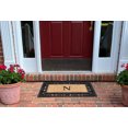 thumbnail image 6 of A1 Home Collections Outdoor Paisley Front Doormat, Black/Brown, 30 in x 18 in, 6 of 6
