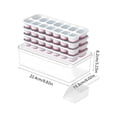 thumbnail image 3 of Bandeja para cubitos de hielo con tapa y caja de almacenamiento | Molde de silicona para hielo, 3 of 6
