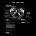 thumbnail image 3 of R1 Concepts Front Rear Brakes and Rotors Kit |Front Rear Brake Pads| Brake Rotors and Pads| Ceramic Brake Pads and Rotors |Hardware Kit WFWH2-65005, 3 of 5