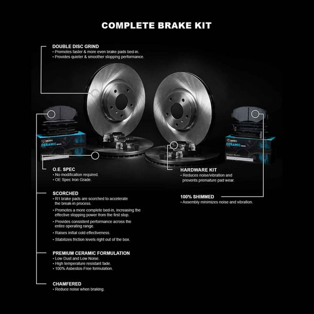 R1 Concepts Wfwh2 76023 R1 Concepts E Line Series Brake Rotor With