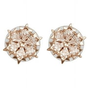 Swarovski Rose Gold-Plated Magic Pierced Earrings