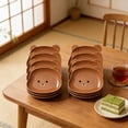 thumbnail image 1 of Plastic Serving Tray Set with 8 Small Plates and Base for Snacks, Desserts, Parties, Dorm or Home Table Storage, 1 of 6