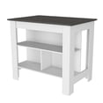 thumbnail image 5 of FM FURNITURE Caledon 2-Piece Modern Engineered Wood Kitchen Set in White/Oak, 5 of 18