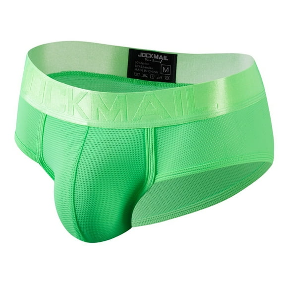 JOCKMAIL Mens Underwear Briefs Colorful Mens Briefs Athletic Underwear Briefs Low Waist Mens Sport Underwear Briefs