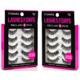 thumbnail image 1 of Cosmania Lashes for Days Pestañas postizas (Wispies) - Fácil de aplicar da a las pestañas un aspecto suave y Wispie | Pestañas notablemente más llenas | Adhesivo incluido | Libre de crueldad (paquete, 1 of 5