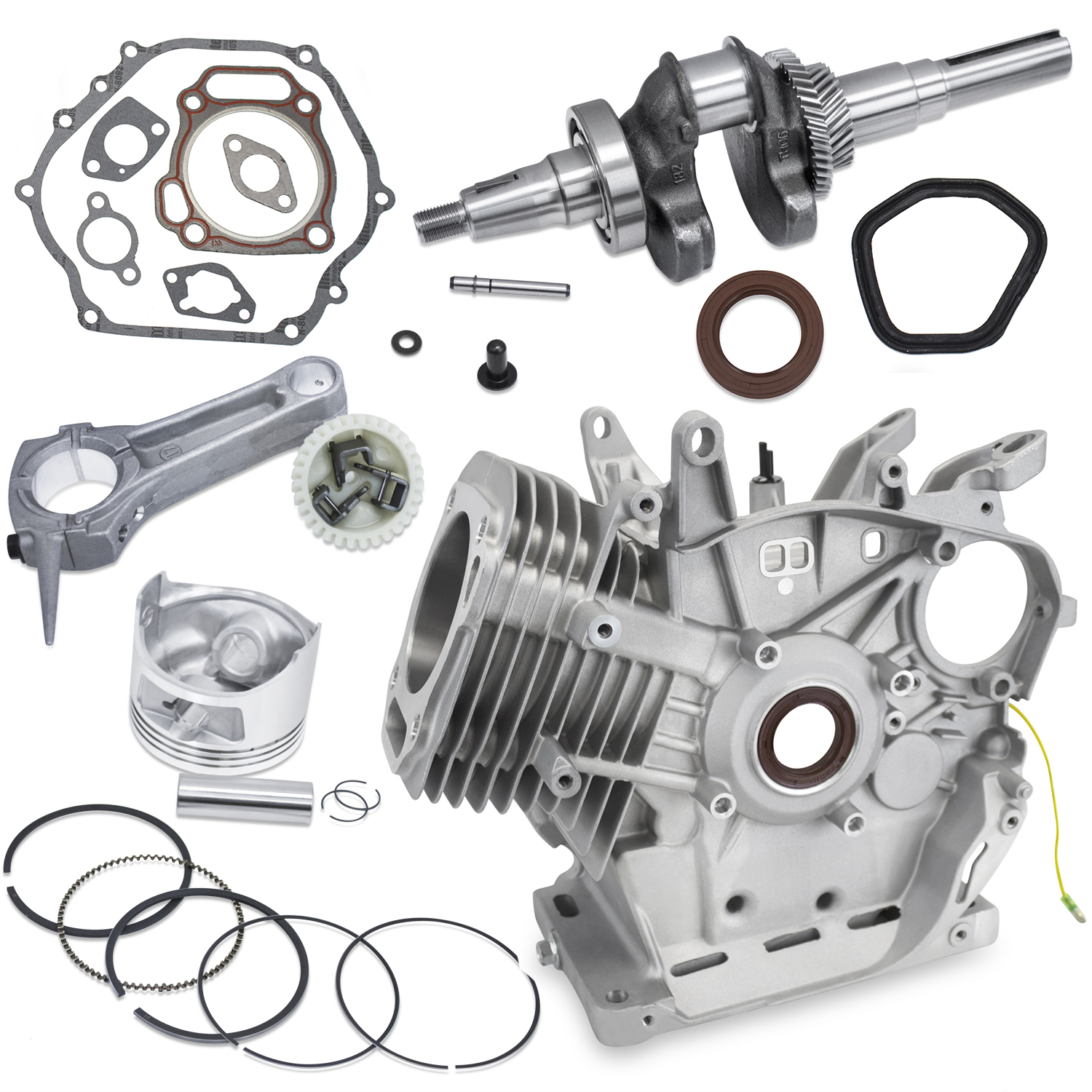 Engine Block Rebuild fits Honda GX390 Connecting Rod Piston Gear