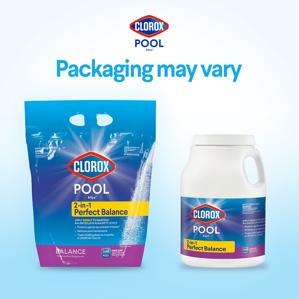 Clorox Pool&Spa 2-in-1 Perfect Balancer Granules, 8.5 lbs (for Use in Swimming Pools)