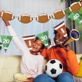 thumbnail image 6 of unbranded  3 Sets Football Birthday Cake Topper Rugby Union Party Decorations, 6 of 8