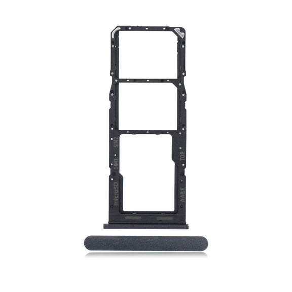 Replacement Dual Sim Card Tray Compatible For Samsung Galaxy A02 (A022 / 2020) (Black)