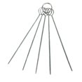 thumbnail image 2 of Cleaner Brush Kit 1 Set For Airbrush Tools Cleaning And Repairing 1X8.2CM Practical Equipment For Craftsmen, 2 of 3