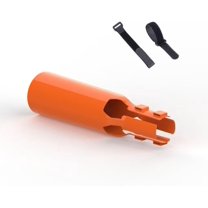 Blower Attachment, Blower Attachment - Instantly Boosts Airflow, Leaf Blower Extension for Gutters, Yard, Lawn, and Driveway,Enhances Air Speed & Power for Faster Lawn (Orange)