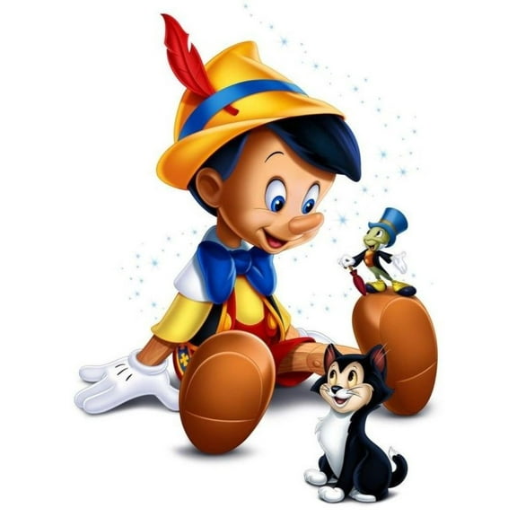 Diamond Painting Kits for Adults, Diamond Painting Stitch Gem Art Craft DIY Home Wall Decor 12x16 inch (Pinocchio Diamond Painting)