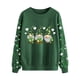 thumbnail image 2 of TaTaai St Patricks Day Sweatshirt Women Shamrock Long Sleeve Shirt Irish Festival Holiday Crewneck Causal Top Gift, 2 of 5