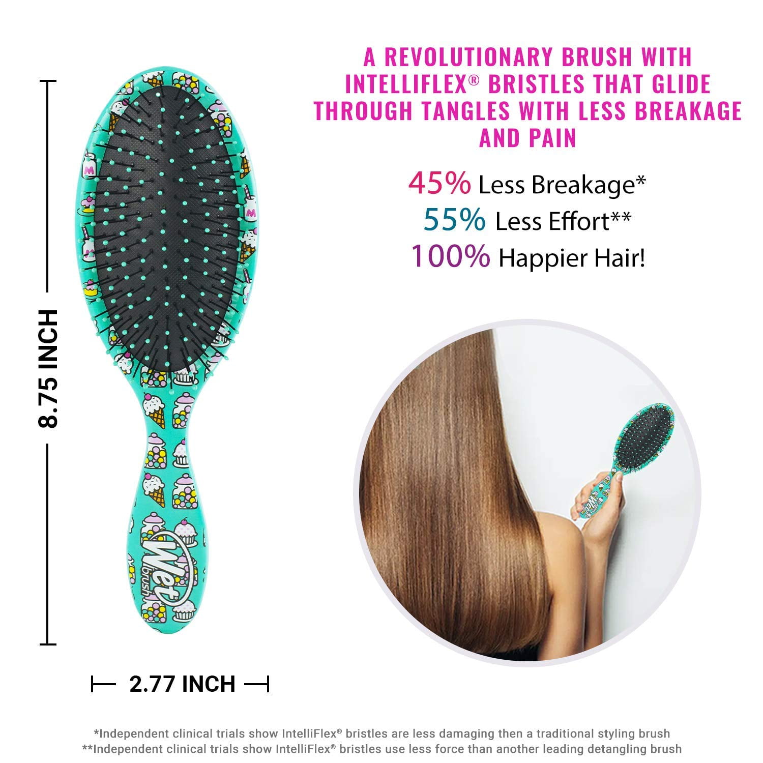 The Wet Brush Hello Kitty Original Detangler - Bubble Gum