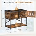thumbnail image 2 of Soporte para acuarios MELLCOM 150-190L con tomas de corriente y luz LED, 2 of 9