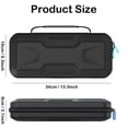 thumbnail image 2 of Accessories Bundle for PlayStation Portal, Carrying Case and Hard PC Clear Cover Case with Tempered Glass Screen Protector, Protective Case and Hard Shell Portable Travel Handbag for PS5 Portal, 2 of 9