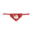 thumbnail image 2 of Adorable Santa Claus Pet Button Wipes, Cute Triangular Decoration, Adjustable Foldable, Santa Printed, Portable for Dorm Office, Soft Fabric, Long-Lasting, for Bedroom Christmas Decorations, 2 of 8