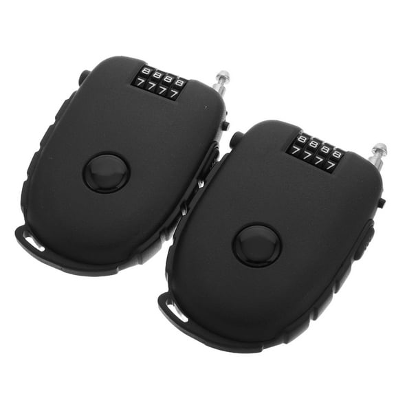 OUNONA 2pcs Portable Retractable Steel Wire Lock For Stroller And Bikes Lightweight Adjustable And Extendable Cable Lock For Multi Use Security