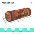 thumbnail image 3 of Cylindrical Pillow Decorative Neck Roll Pillow with Removable Washable Cover Roll Pillow for Knee Leg Neck Orange Full Moon, 3 of 7