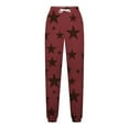 thumbnail image 5 of Simua Women's Joggers High Waisted Star Print Fall Sweatpants, 5 of 5