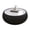 Black-Drum shaped, variant on 27.55" Grey Round Coffee Table, Drum Coffee Table with Sintered Stone Tabletop and Fluted PU Leather Covered and Stable Base, Circle Cocktail Tea Table for Living Room