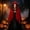 Watermelon Red, variant on Helii Velvet Hooded Cloak for Women Short Cape with Lace Trim Gothic Little Red Riding Hood Dress Up Costume for Halloween Christmas Party Multiple Sizes