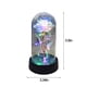 thumbnail image 3 of Xihbxyly Rosa Colorida, Cúpula de Cristal con Luz Led, Rosa Eterna Preservada, Regalo Romántico para San Valentín, Cumpleaños o El Día de La Madre, Tamaño 15 X 8,5 X 8,5 Cm, Caja de Regalo Incluida., 3 of 7
