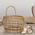 thumbnail image 1 of Cesta de almacenamiento de frutas y verduras, soporte para cesta colgante de pared, cesta colgante tejida para gabinete, juguetes, despensa, frutas y Corto Macarena Cesta tejida, 1 of 8