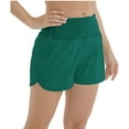 thumbnail image 4 of Shorts de Course et d'Entraînement Taille Haute pour Femmes 2,5 Pieds' avec Doublure et Poche Arrière à Fermeture Éclair, 4 of 6