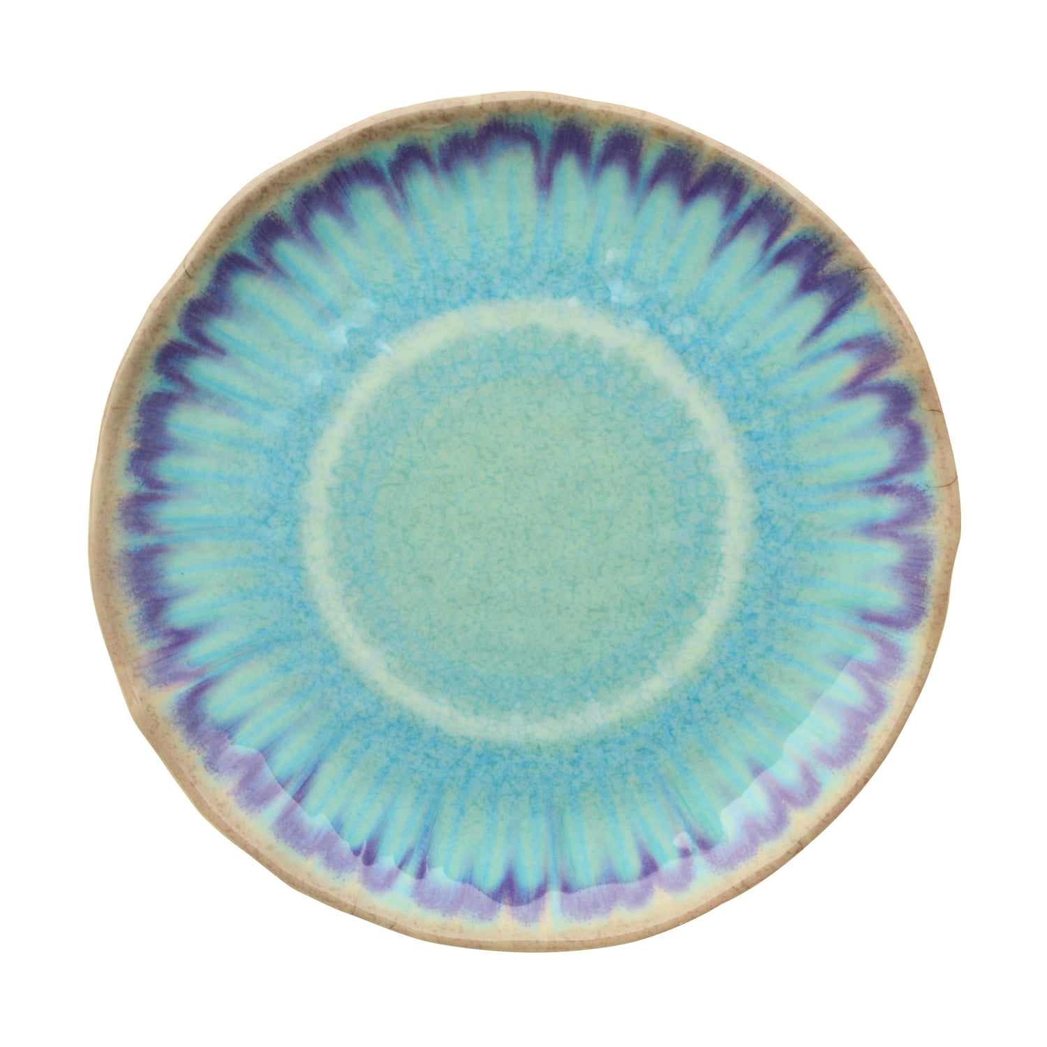 222 Fifth PTS America Sea Splash 12-Piece Melamine Dinnerware Set