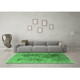 thumbnail image 3 of Ahgly Company Indoor Rectangle Oriental Emerald Green Industrial Area Rugs, 5' x 8', 3 of 4