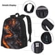 thumbnail image 3 of Balery Molten Lava Abstract Flow Mochila escolar 3 en 1 para niños: mochila resistente con lonchera térmica y estuche para lápices. Mochila escolar para niños y niñas., 3 of 7
