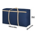 thumbnail image 2 of Oxford Fabric Christmas Tree Storage Bag, Large-Capacity Organizer for Quilts Clothes & Holiday Decor, Durable Waterproof Storage Sack for Warehouse & Home, 39*11*22.8in, Navy, 2 of 3