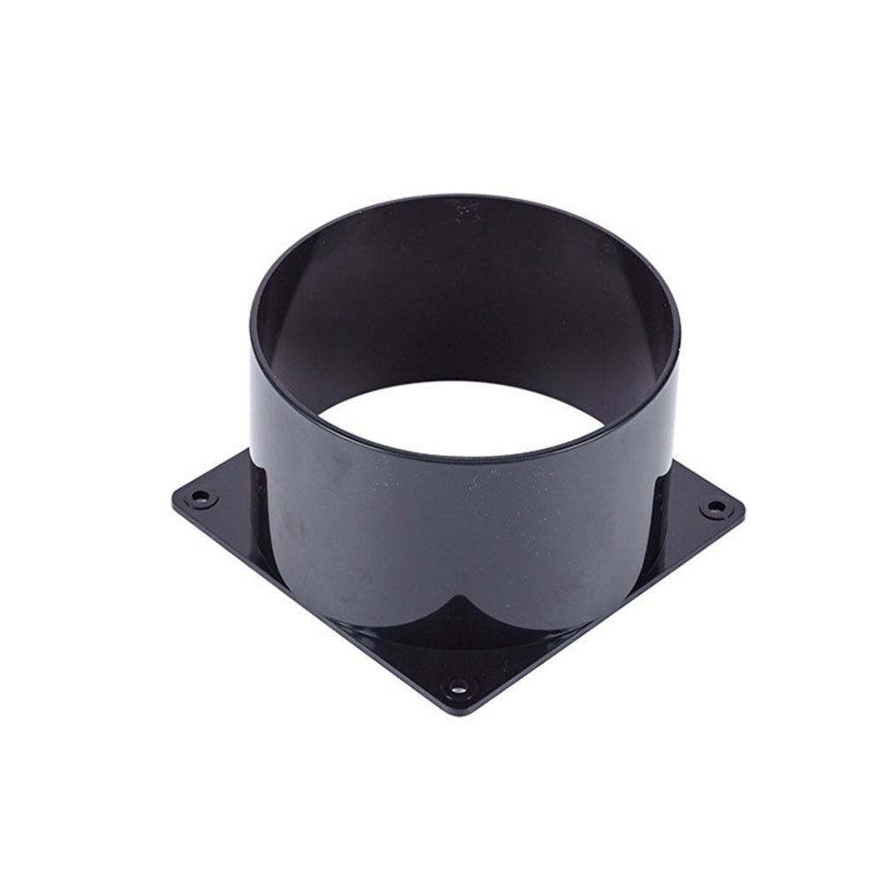 Ana 75120MM ABS Wall Flange Connector for Ventilation Pipe Air Ducting