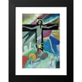 thumbnail image 2 of Wassily Kandinsky 14x18 Black Modern Framed Museum Art Print Titled - Crucified Christ (1911), 2 of 5