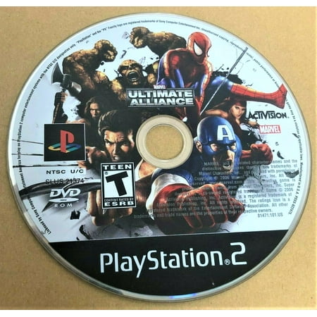 Marvel Ultimate Alliance - Disc Only - Fully Tested - PS2 Playstation 2