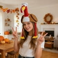 thumbnail image 4 of Crazy Party Hat for Adults, Over-the-Top Festive Headwear for Birthday, Bachelor/Bachelorette, or Office Parties. B 1PC, 4 of 5
