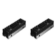 thumbnail image 1 of M.2 NVME Dual Engine Tower SSD Radiador Aleación Aluminio 13MM Doble Ventilador para 2280, 1 of 8