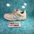 thumbnail image 2 of Ad-id-as Spiritain Men’s Green Beige Low Top Cushioned Athletic Shoes Size 10, 2 of 6
