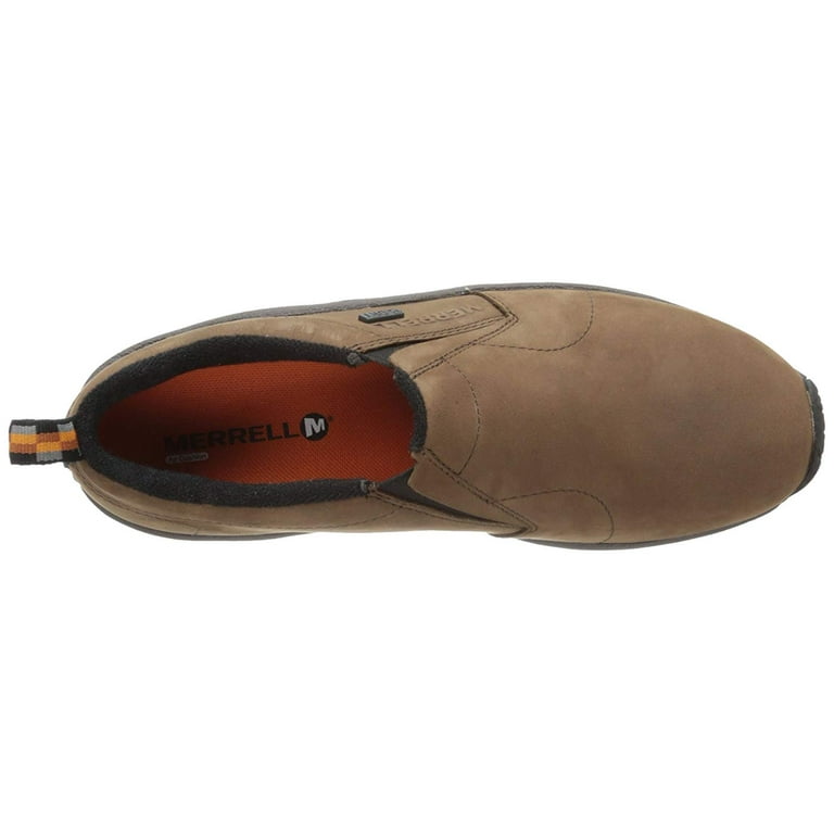 Merrell Men s Jungle Moc Nubuck Waterproof Slip On Shoe Brown 10.5 W US Walmart