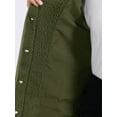 thumbnail image 5 of INSPIRE CHIC Women's Fleece Vest Outerwear with Pockets Button Down Sleeveless 2024 Fall Winter Fashion Fuzzy Vest L Army Green, 5 of 6